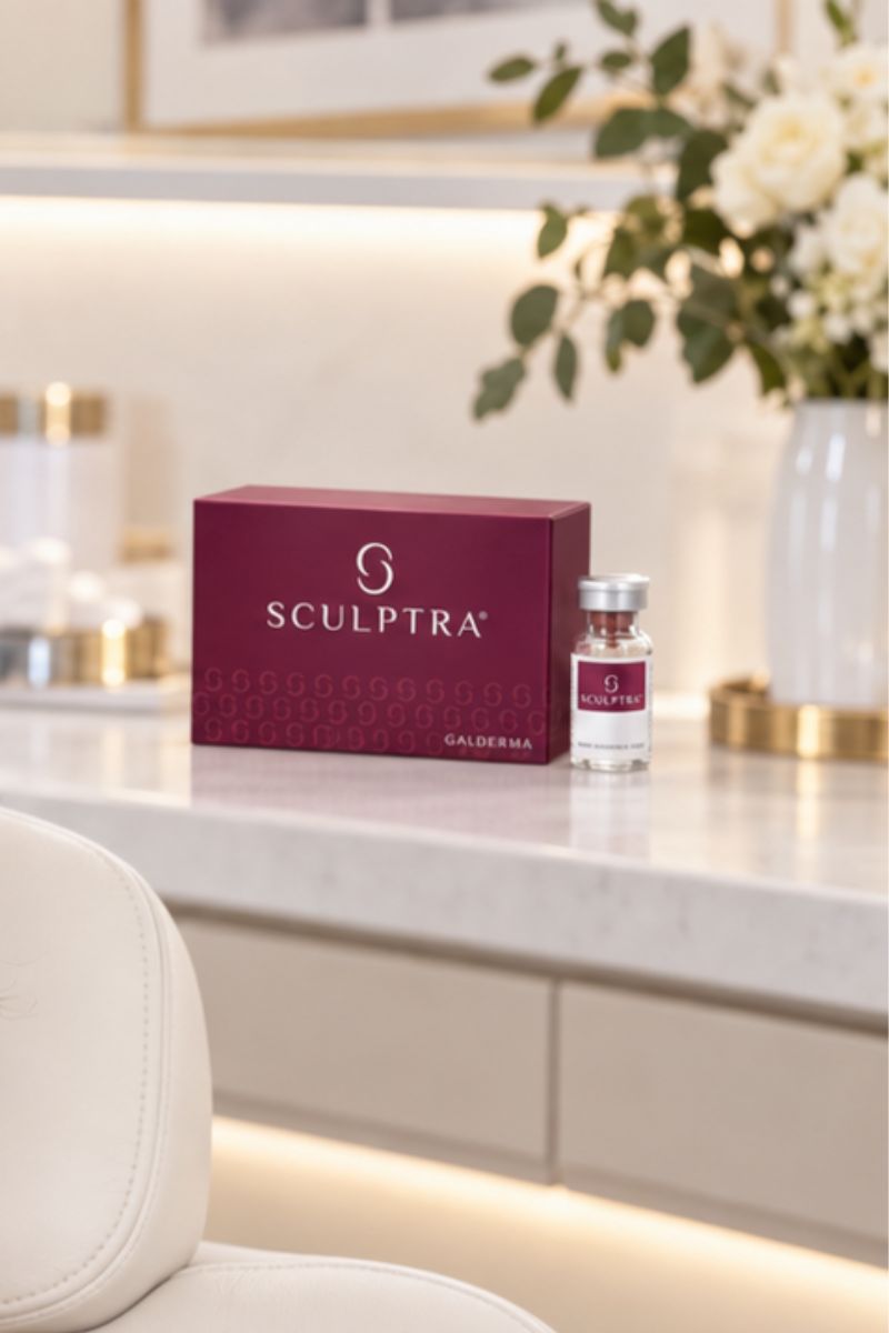 Sculptra kolagen stimulator.